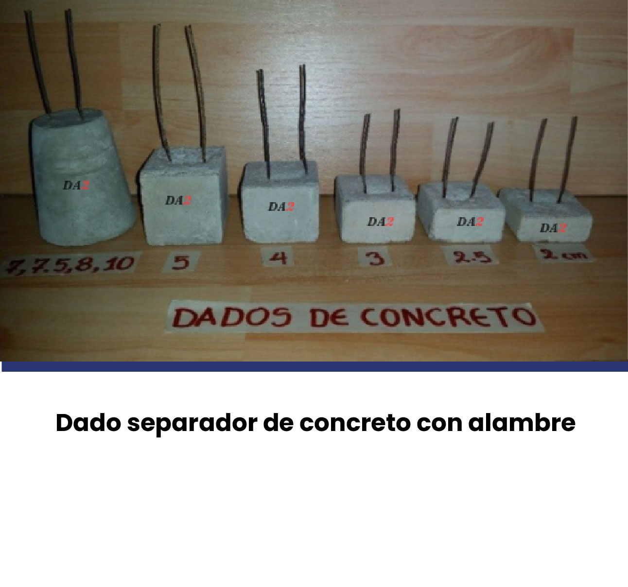 Imagen del producto Dado de concreto